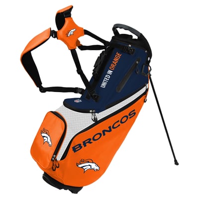 Denver Broncos WinCraft Back Nine Stand Golf Bag