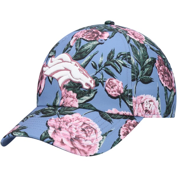 NWT Denver Broncos ’47 Floral Clean Up Hat Women’s Adjustable Pink Cap NFL Women main image 2