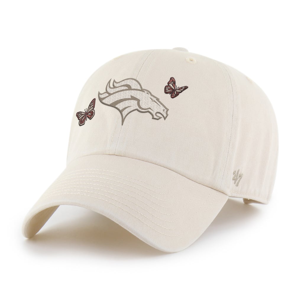 Women's '47 Natural Denver Broncos Icon Clean Up Adjustable Hat