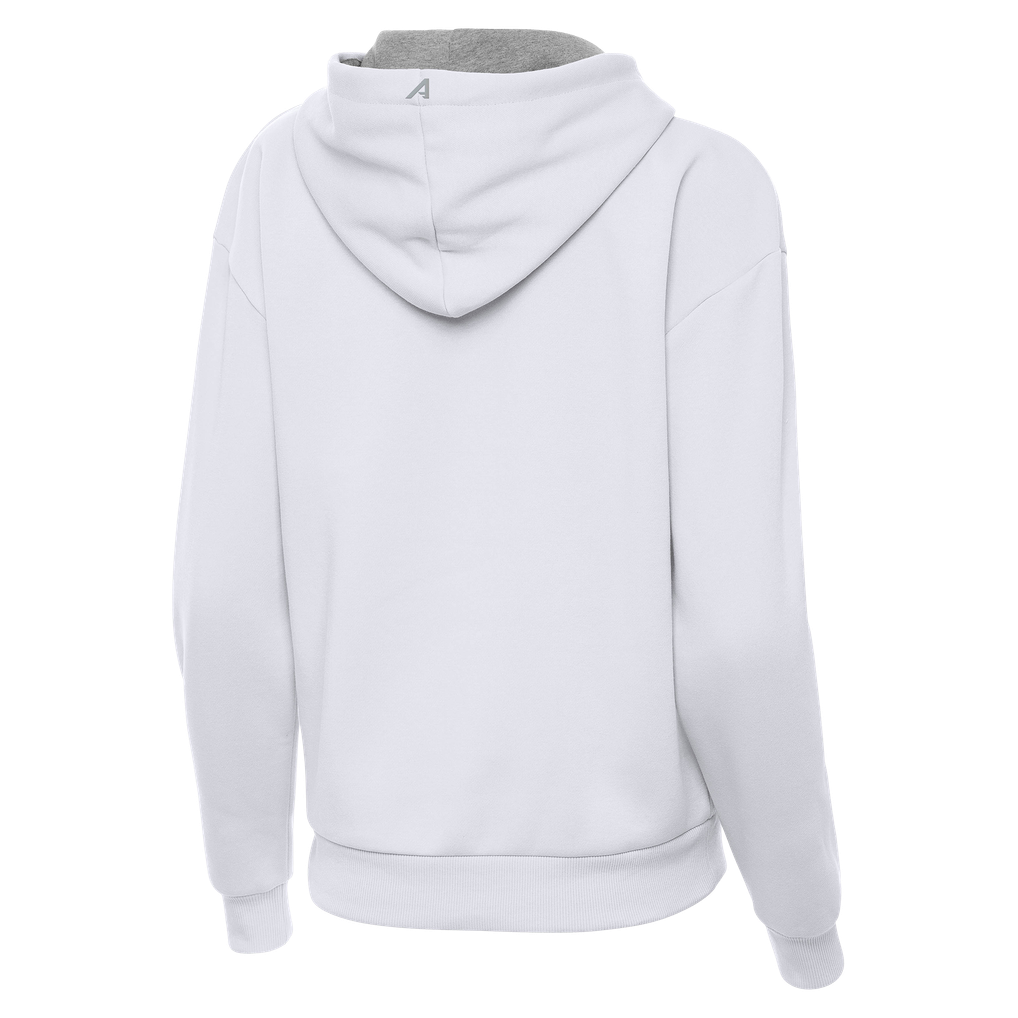  Denver Broncos Antigua Women's Victory Pullover Hoodie - White