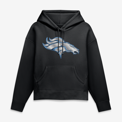 Denver Broncos Women's Forged Mascot Hoodie - Black