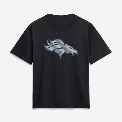 Denver Broncos Women's Forged Mascot T-Shirt - Black