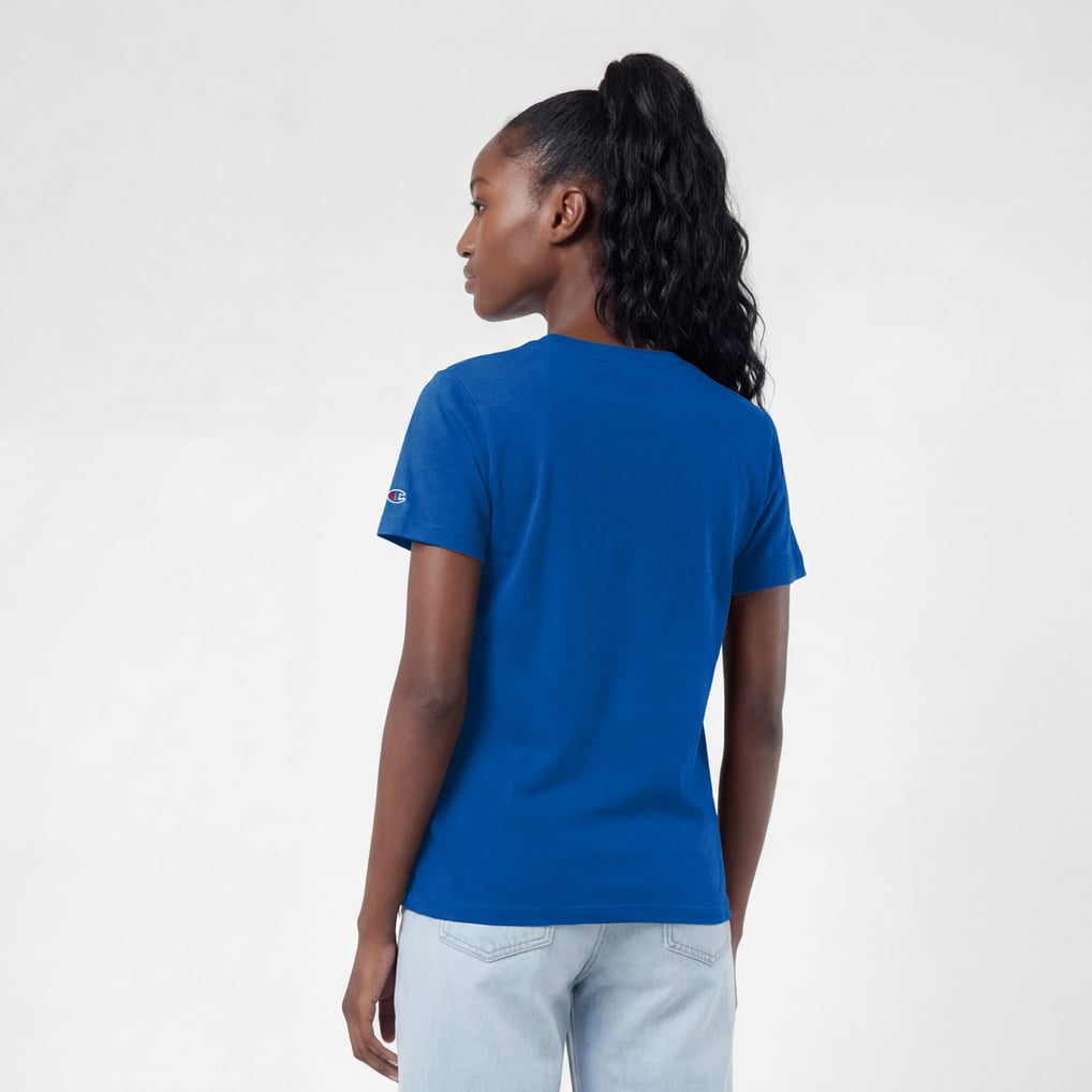 Women's Champion  Royal Denver Broncos Logo T-Shirt