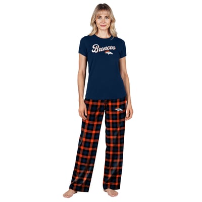 Denver Broncos Concepts Sport Women's Plus Size Highland Sleep Set - Navy
