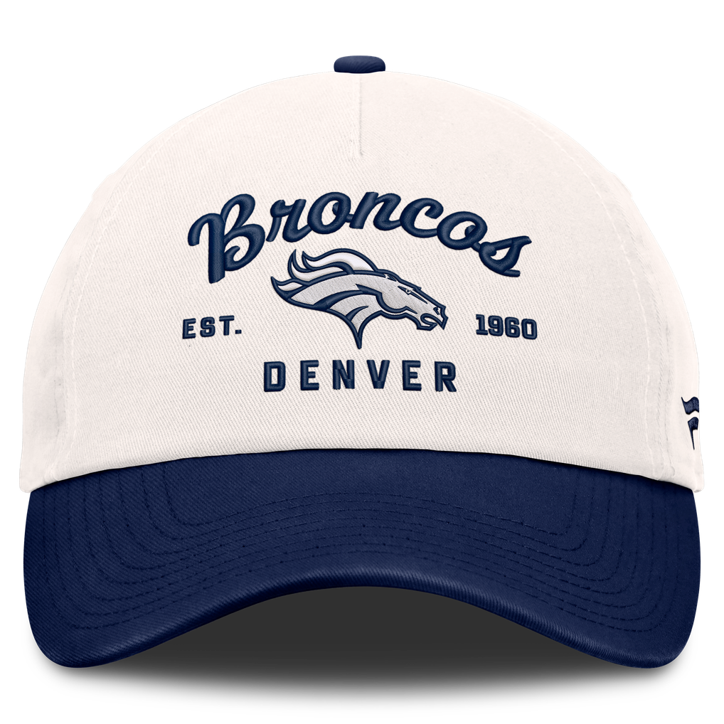 Women's Fanatics  Cream Denver Broncos Manifest Adjustable Hat