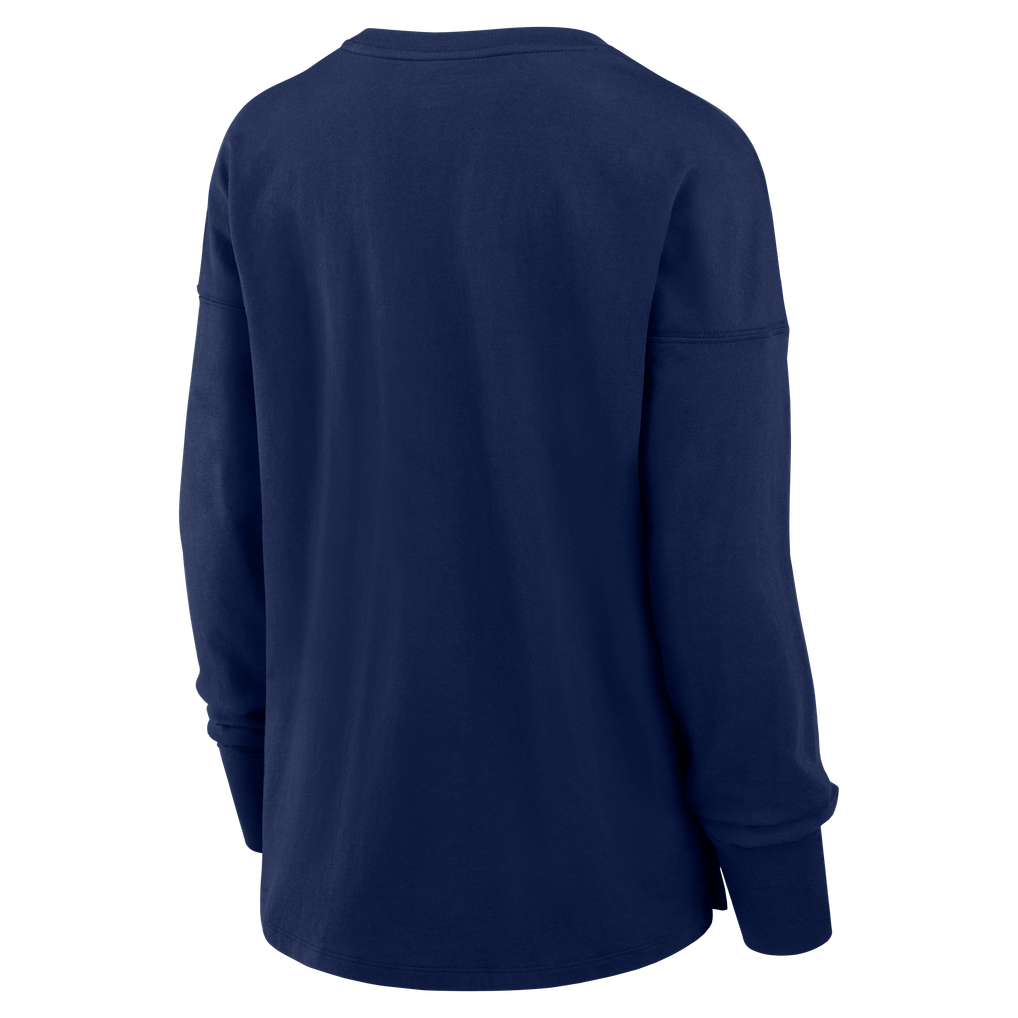 Women's Fanatics Navy Denver Broncos Essential Long Sleeve T-Shirt