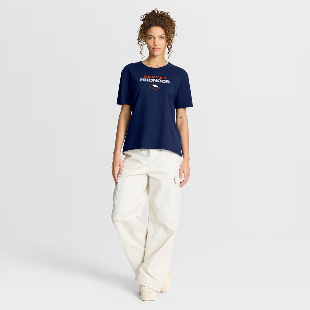 Women's Fanatics Navy Denver Broncos Fade Legacy T-Shirt