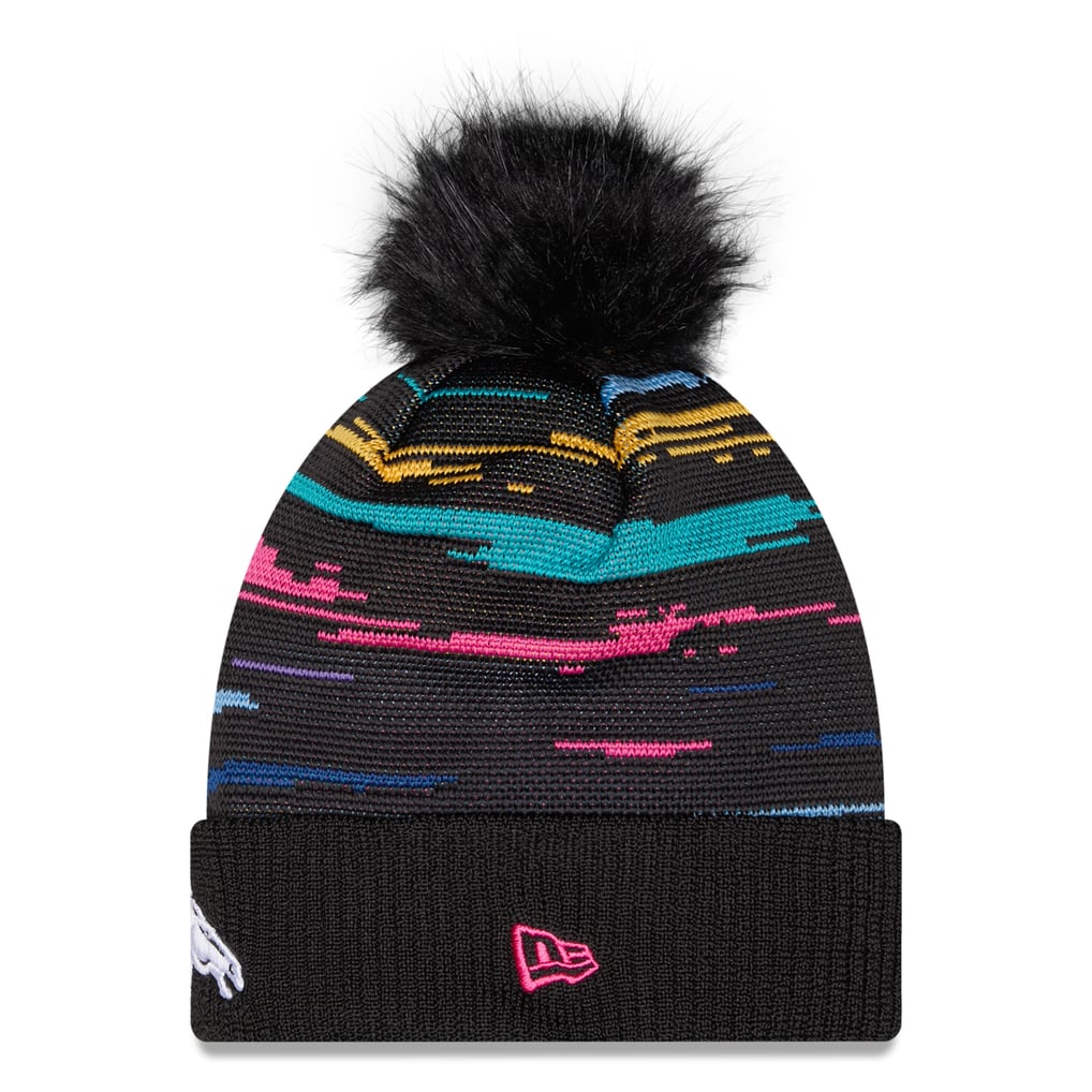 Women's New Era Black Denver Broncos 2026 NFL Crucial Catch Cuffed Knit Hat with Pom