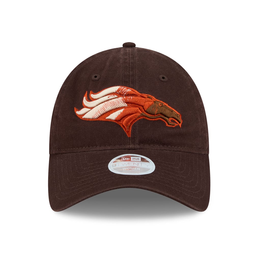 Women's New Era Brown Denver Broncos Pumpkin Spice 9TWENTY Adjustable Hat