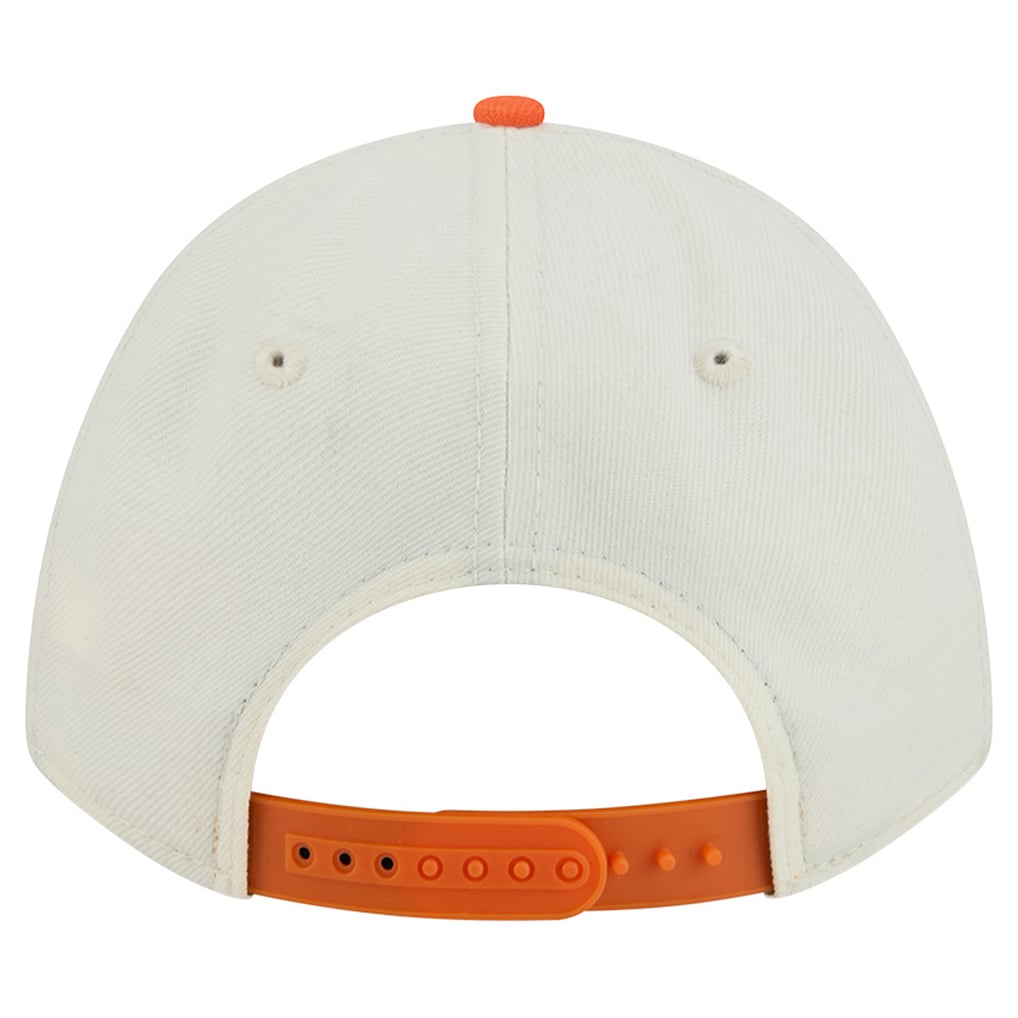Women's New Era Cream/Orange Denver Broncos Tonal A-Frame 9FORTY Adjustable Hat