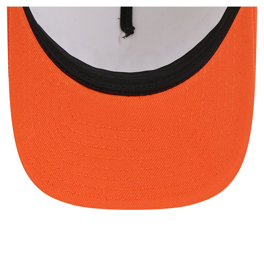 Women's New Era Cream/Orange Denver Broncos Tonal A-Frame 9FORTY Adjustable Hat