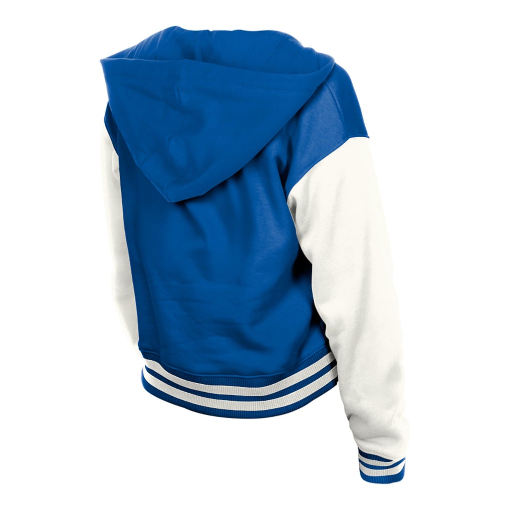 Women's New Era  Denver Broncos Royal Throwback Full-Snap Hooded Jacket