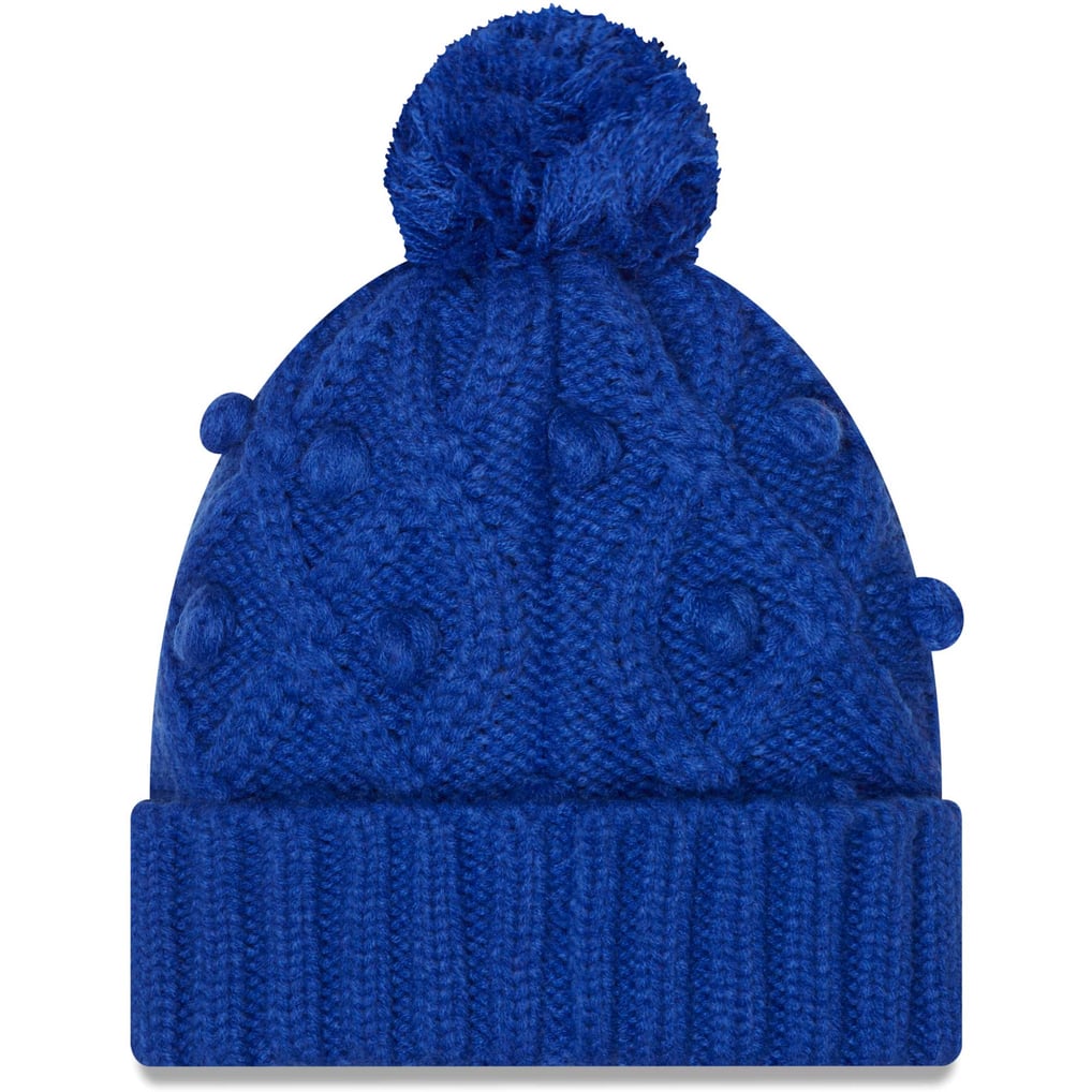 Women's New Era Royal Denver Broncos Toasty Cuffed Knit Hat with Pom