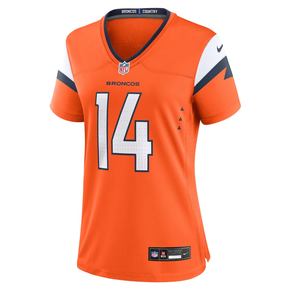Women's Nike Courtland Sutton Orange Denver Broncos Team Game Jersey