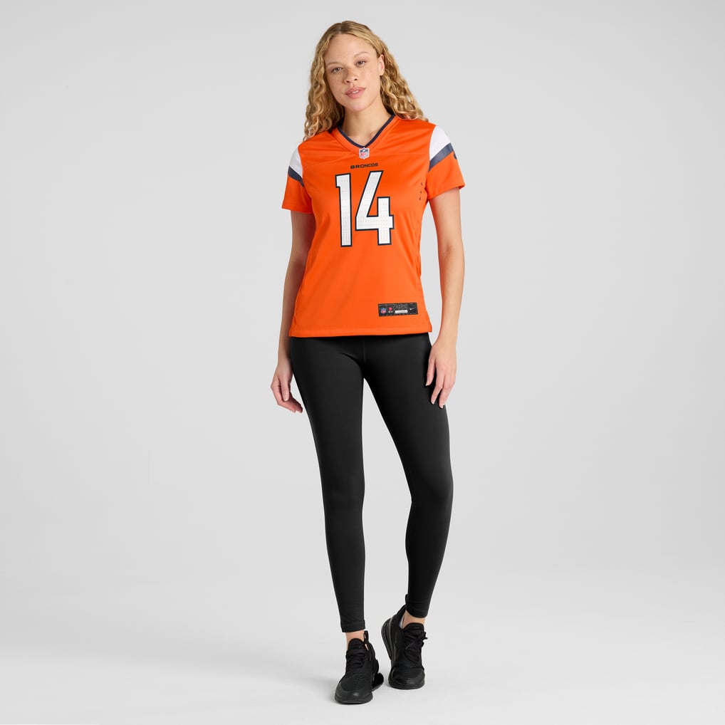 Women's Nike Courtland Sutton Orange Denver Broncos Team Game Jersey