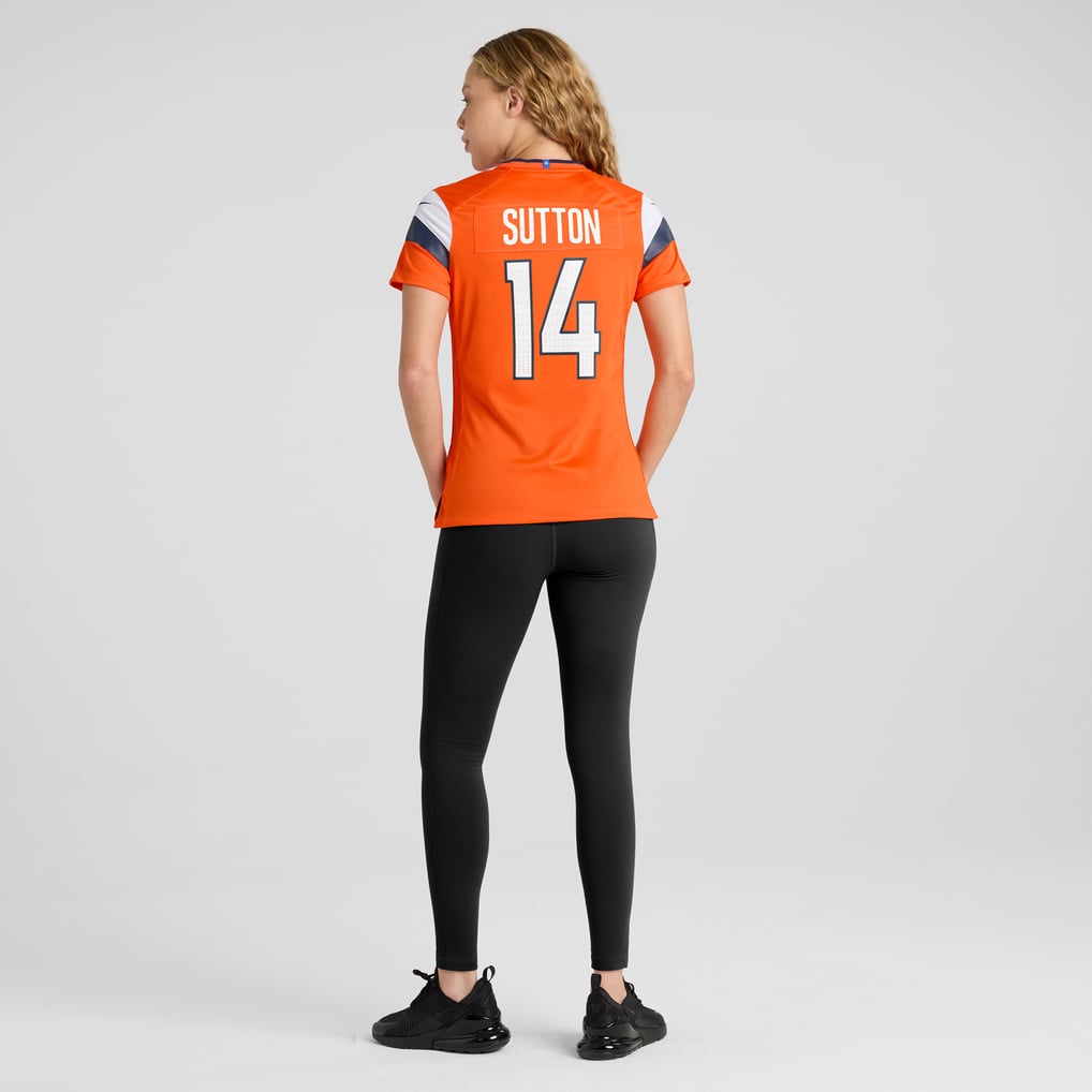Women's Nike Courtland Sutton Orange Denver Broncos Team Game Jersey
