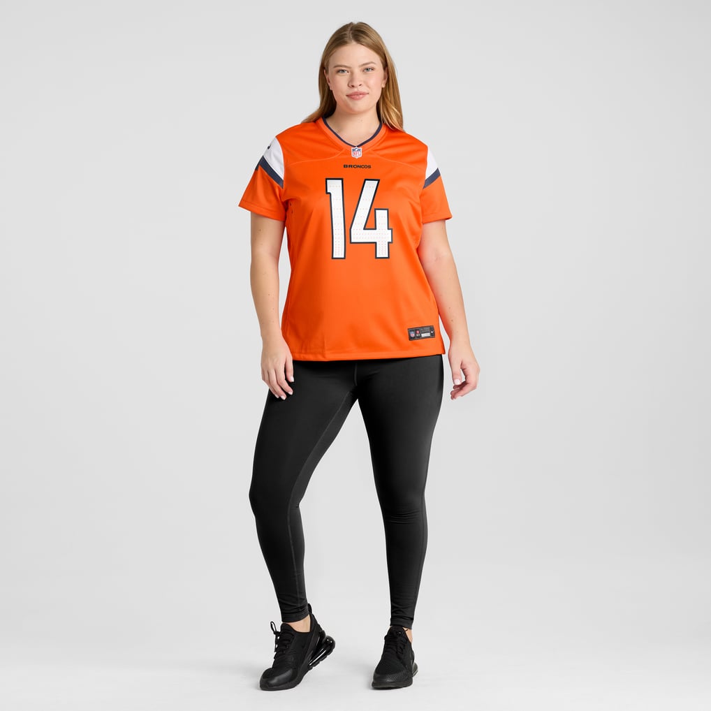 Women's Nike Courtland Sutton Orange Denver Broncos Team Game Jersey