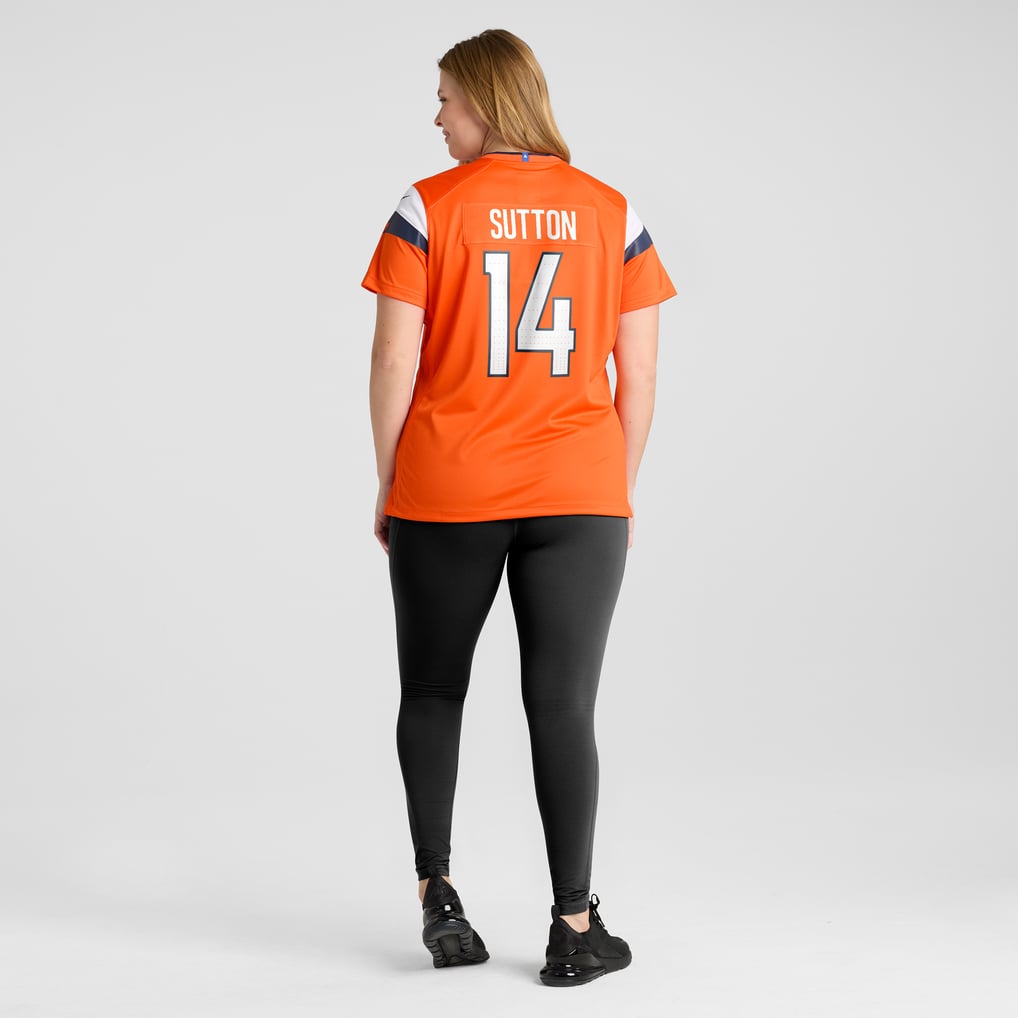 Women's Nike Courtland Sutton Orange Denver Broncos Team Game Jersey