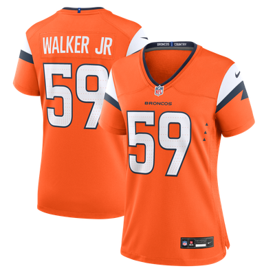 Johnny Walker Jr Denver Broncos Nike Women's Team Game Jersey - Orange