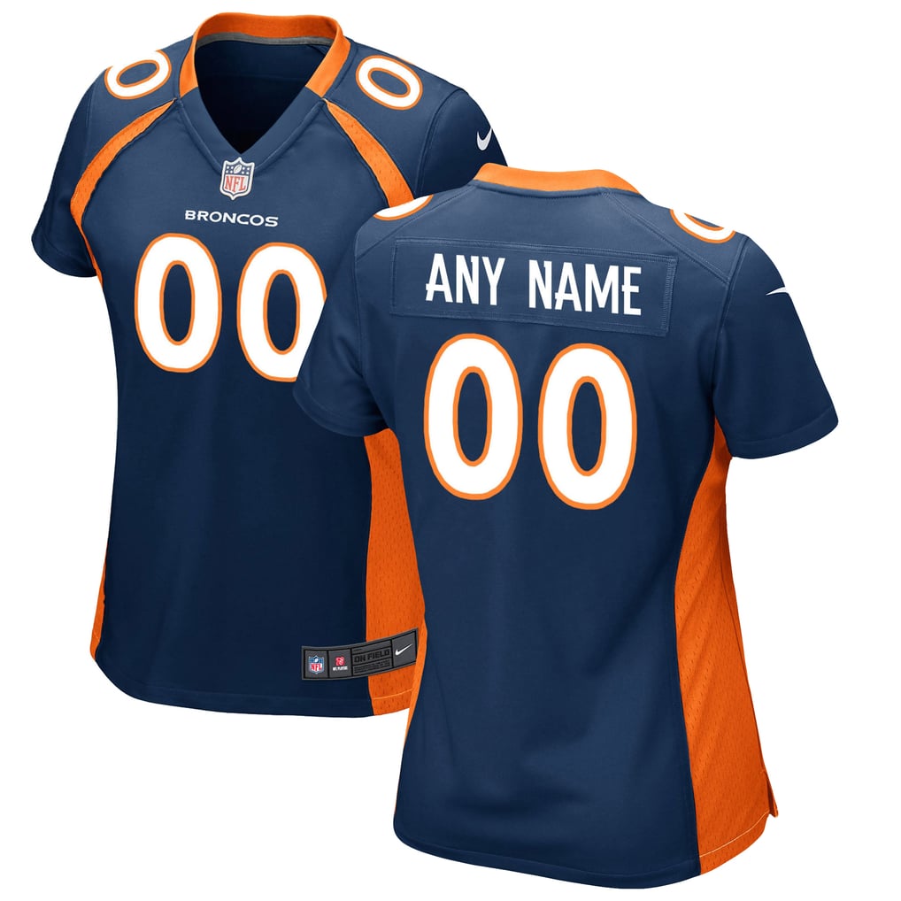 Women's Nike Navy Blue Denver Broncos Custom Game Jersey