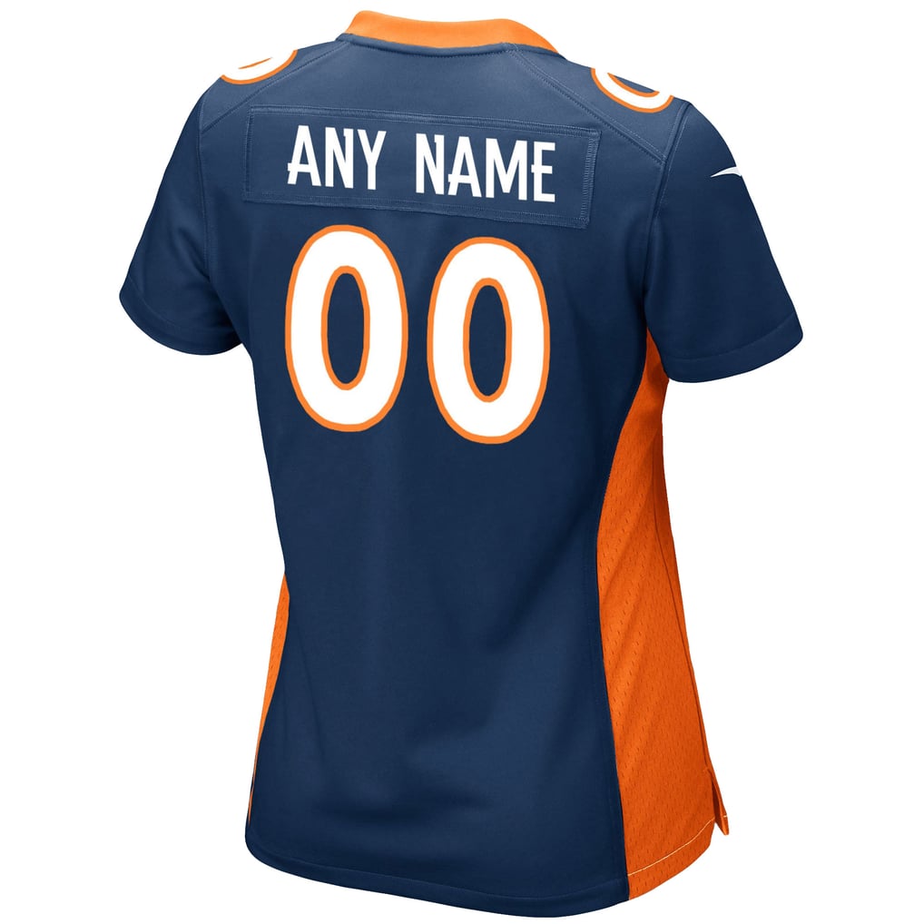 Women's Nike Navy Blue Denver Broncos Custom Game Jersey