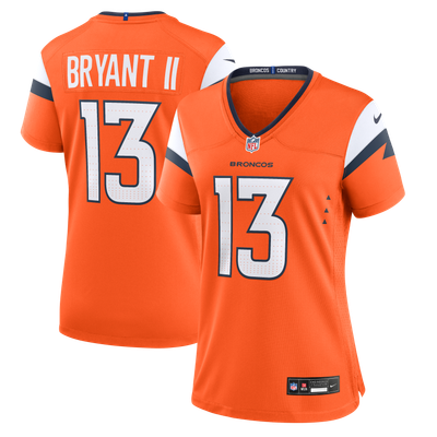 Pat Bryant Denver Broncos Nike Women's Team Game Jersey - Orange