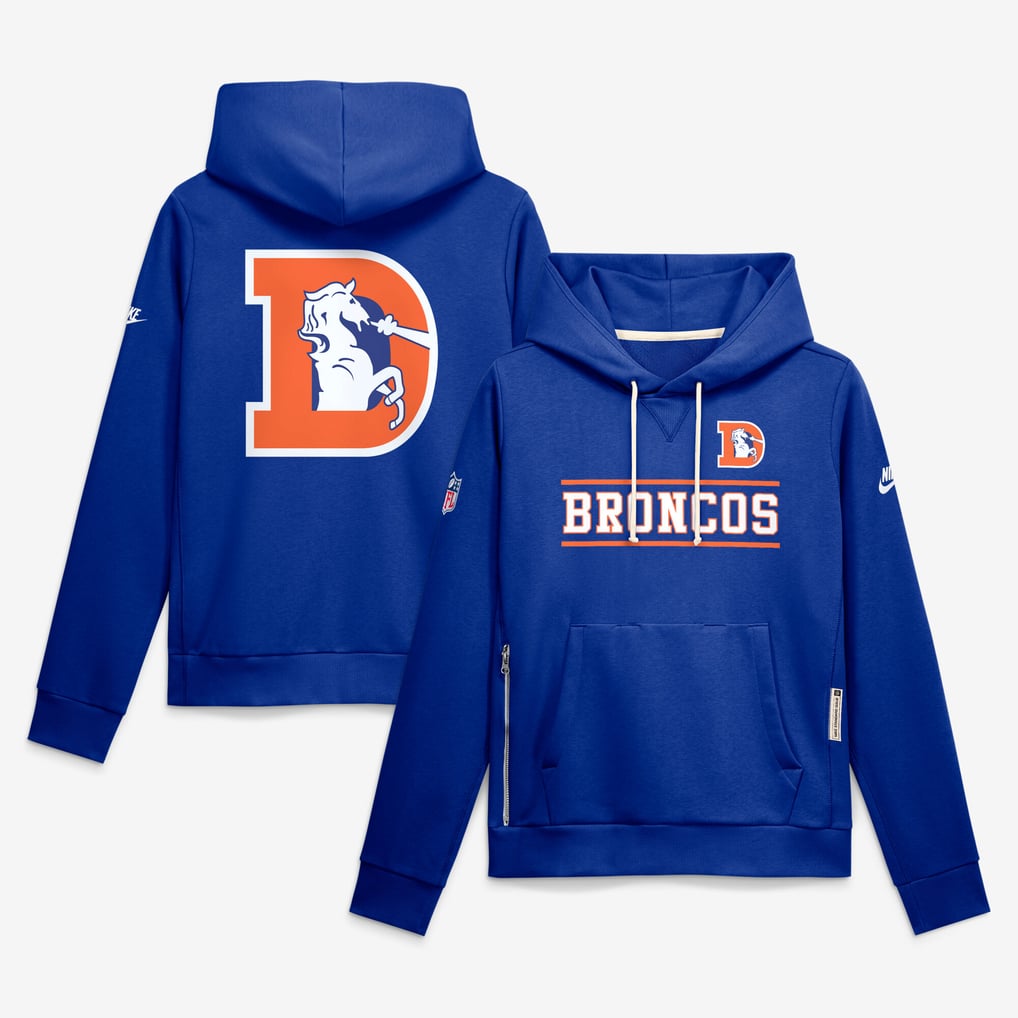 Women's Nike  Royal Denver Broncos Sideline Standard Issue Alternate Dri-FIT Hoodie