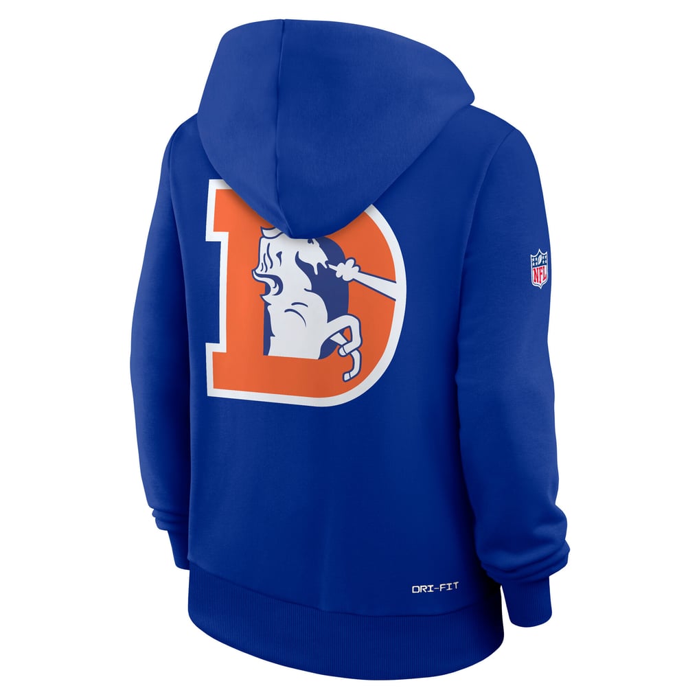 Women's Nike  Royal Denver Broncos Sideline Standard Issue Alternate Dri-FIT Hoodie