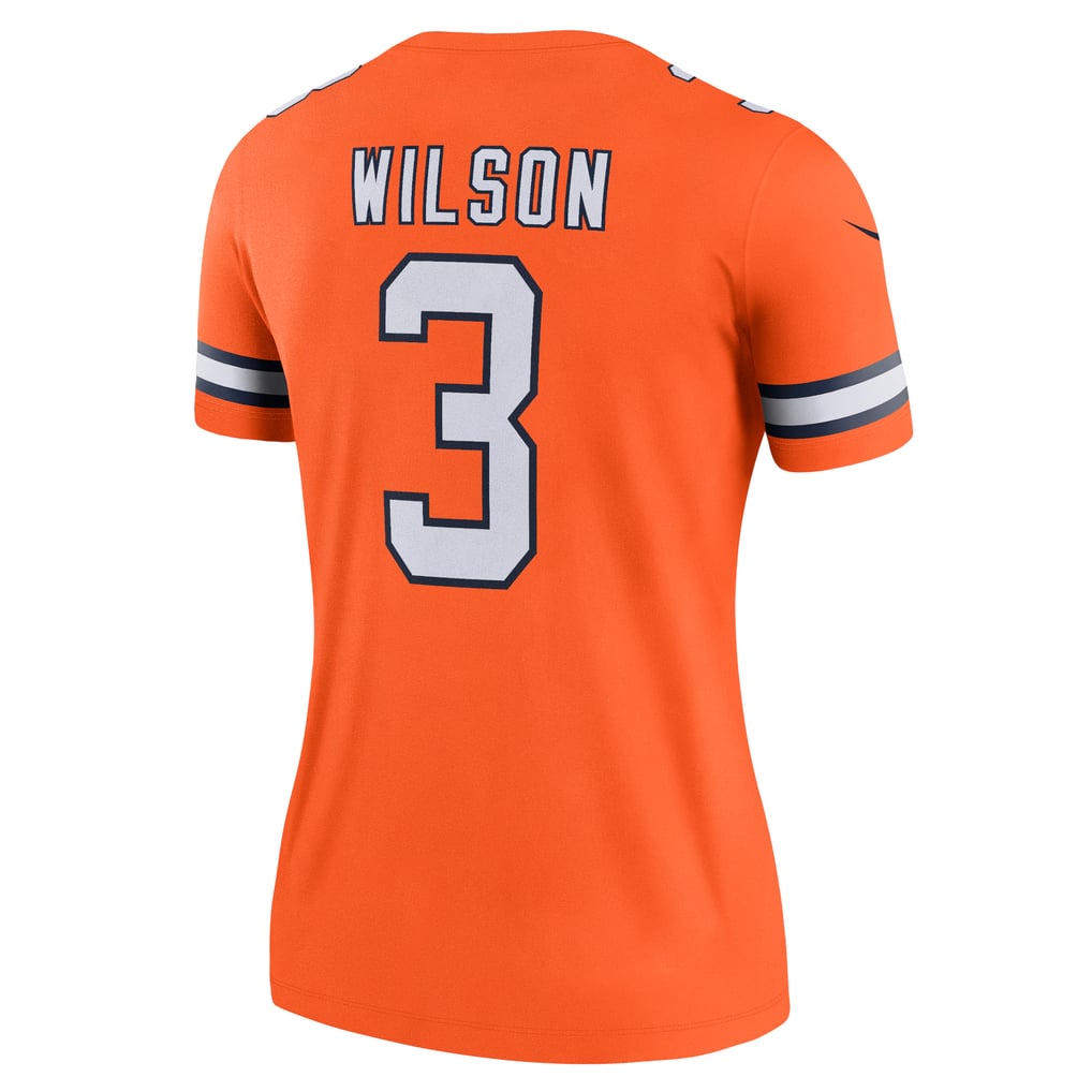 Bocos Color Code Women's Denver Broncos Russell Wilson Nike Orange Color Rush Legend ...