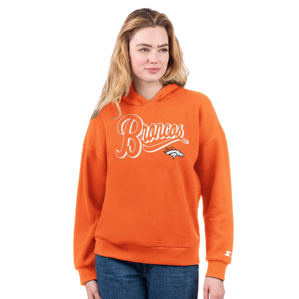 Women's Starter  Navy/Orange Denver Broncos Hoodie & T-Shirt Combo Pack