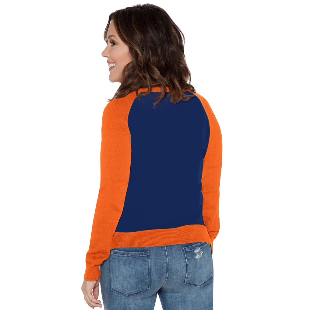 Women's Touch by Alyssa Milano Orange Denver Broncos Plus Size MVP V-Neck Pullover Sweater