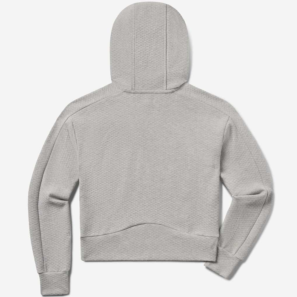 Women's UNRL Heather Gray Denver Broncos Ascend Tri-Blend Pullover Hoodie