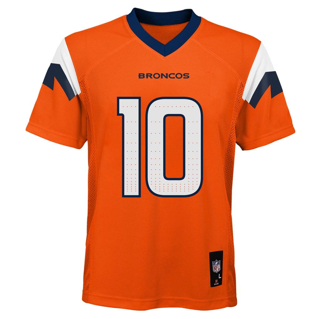 Youth Bo Nix Orange Denver Broncos Replica Jersey