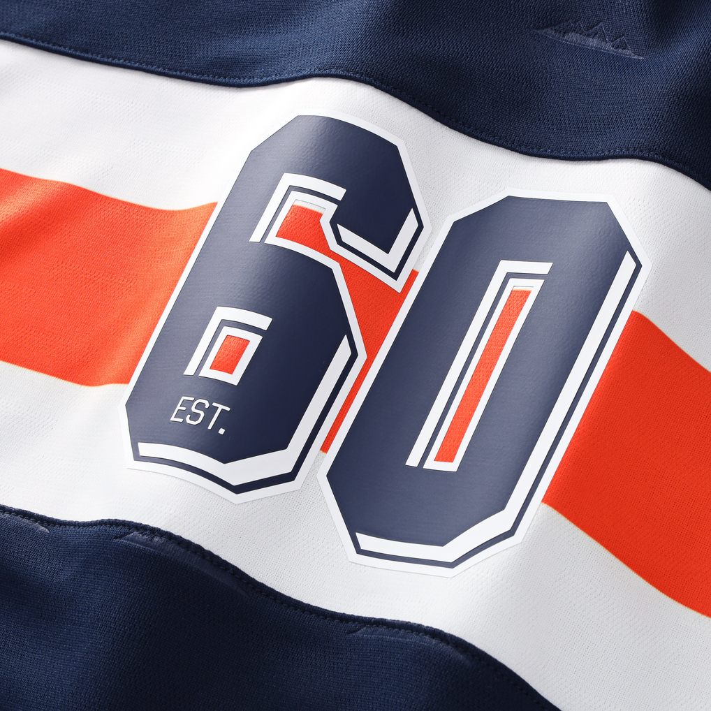 Youth Fanatics Navy Denver Broncos Football x Football Collared Fan Top