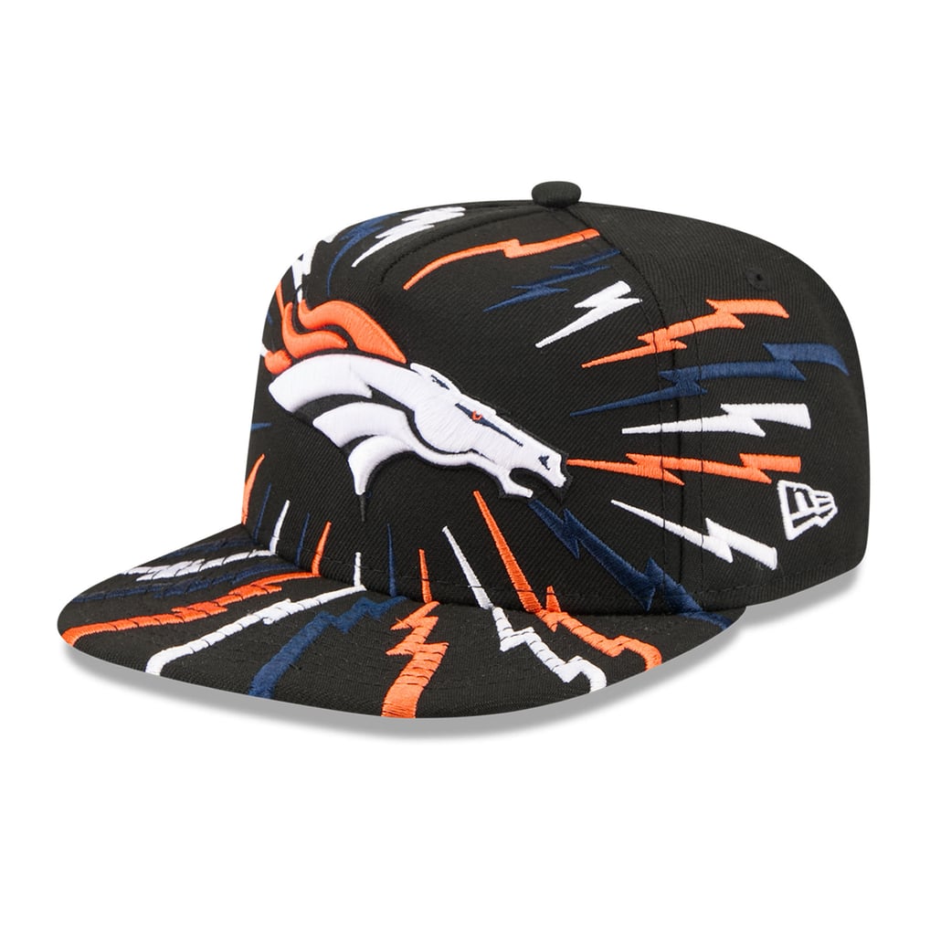 Youth New Era Black Denver Broncos Bolt 9FIFTY A-Frame Snapback Hat