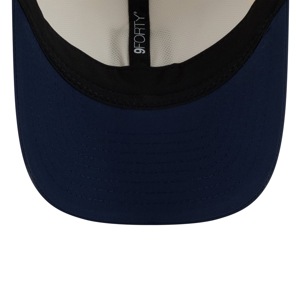 Youth New Era Cream/Navy Denver Broncos 2026 Training Camp 9FORTY M-Crown Adjustable Hat