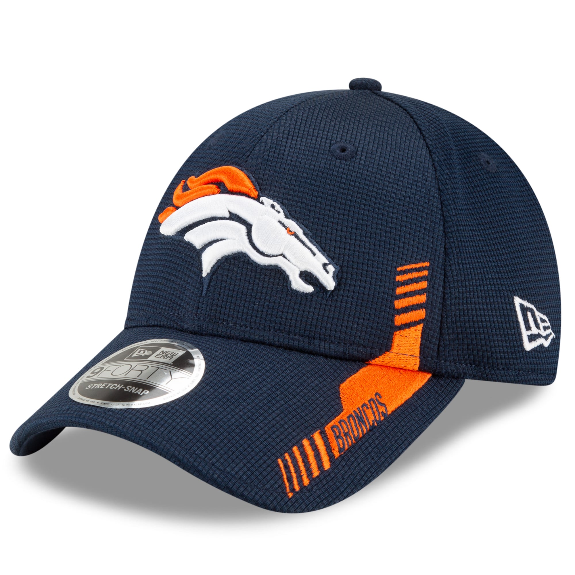 Youth New Era Navy Denver Broncos 2021 NFL Sideline Home 9FORTY
