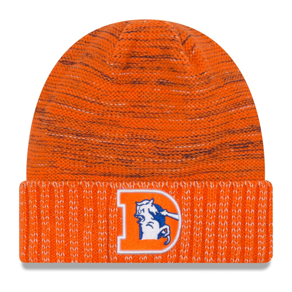Youth New Era Orange Denver Broncos 2017 Color Rush Official Knit Hat
