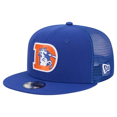 Denver Broncos New Era Youth Throwback Main Trucker 9FIFTY Snapback Hat - Royal