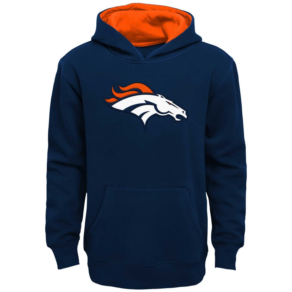 Youth Outerstuff Navy Denver Broncos Prime Pullover Hoodie
