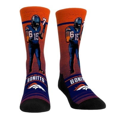 Nik Bonitto Denver Broncos Rock Em Youth Player Celebration Crew Socks
