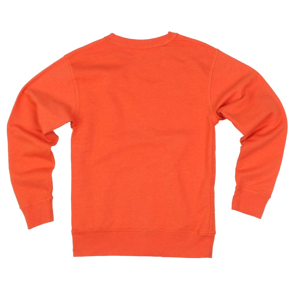 Youth Wes & Willy  Orange Denver Broncos Reversible Fleece Sweatshirt