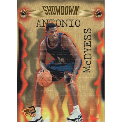 1997 Press Pass Double Threat Showdown #S4 Antonio McDyess/Keith Van Horn