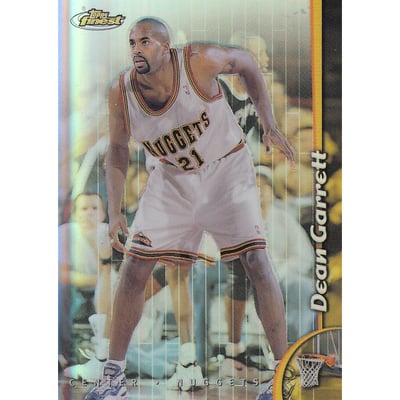 1998-99 Finest No Protectors Refractors #104 Dean Garrett