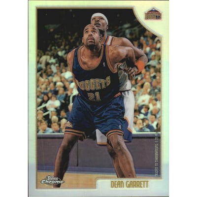 1998-99 Topps Chrome Refractors #217 Dean Garrett