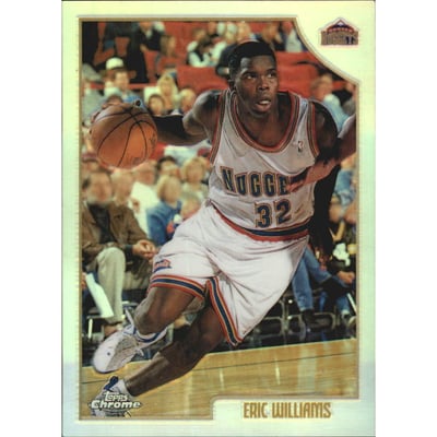 1998-99 Topps Chrome Refractors #92 Eric Williams