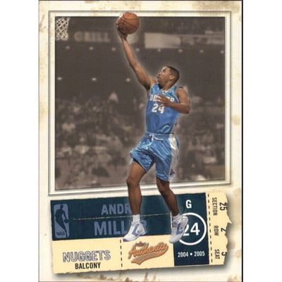 2004-05 Fleer Authentix Parallel 75 #93 Andre Miller