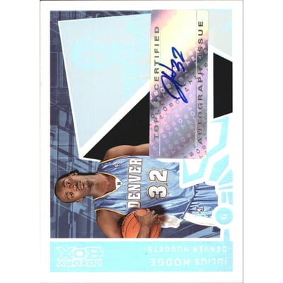 2005-06 Topps Luxury Box The Machine Autographs #JH Julius Hodge/474