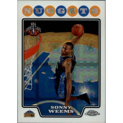 2008-09 Topps Chrome X-Fractors #216 Sonny Weems