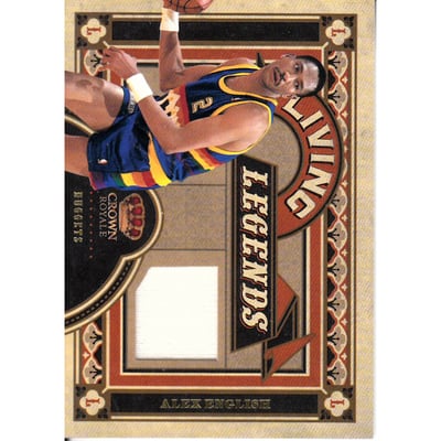 2009-10 Crown Royale Living Legends Materials #3 Alex English/499